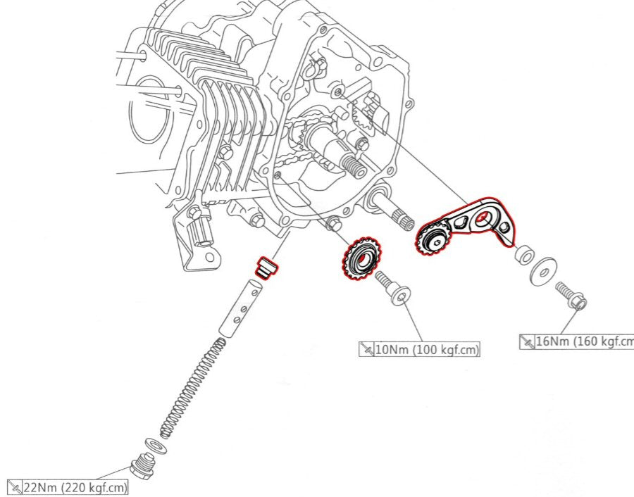 Koso Cam Chain Tensioner - Honda Grom & Monkey (2014-2020)