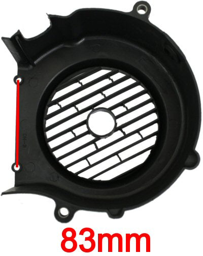 Universal Parts GY6 Fan Cover - Non Emissions