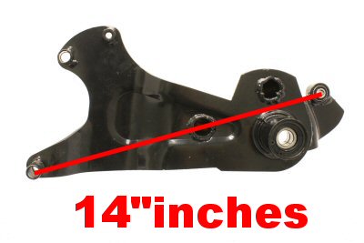 Universal Parts GY6 Scooter Swingarm