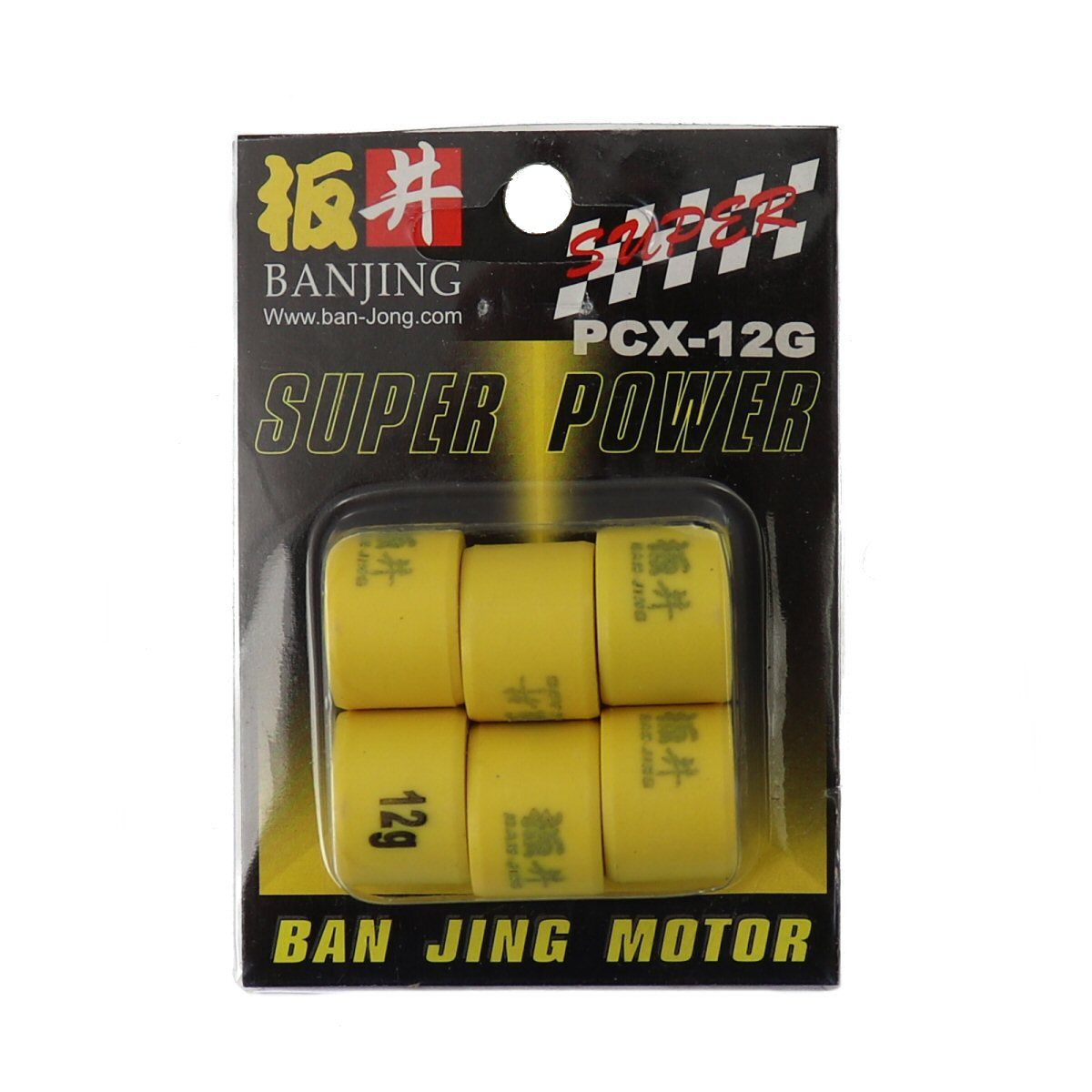 Ban Jing 20x15 12g Roller Weights - Honda PCX